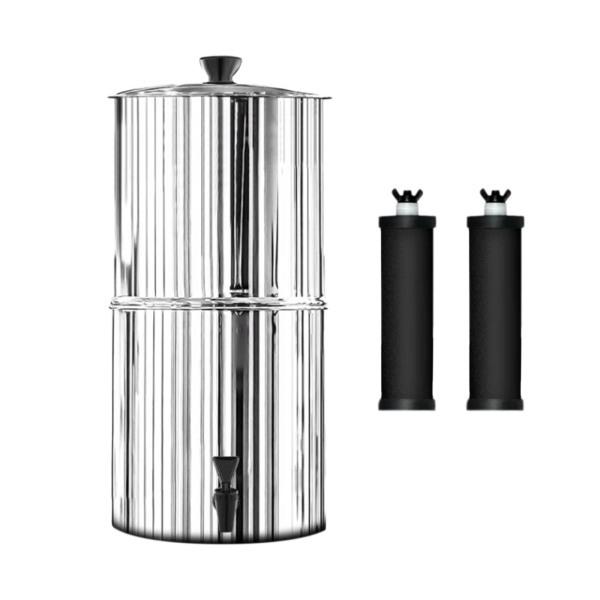 楽天Terapowerホームグラビティ浄水器システムアウトドアキャンプハイキング用水ろ過バケツ緊急用品準備設備