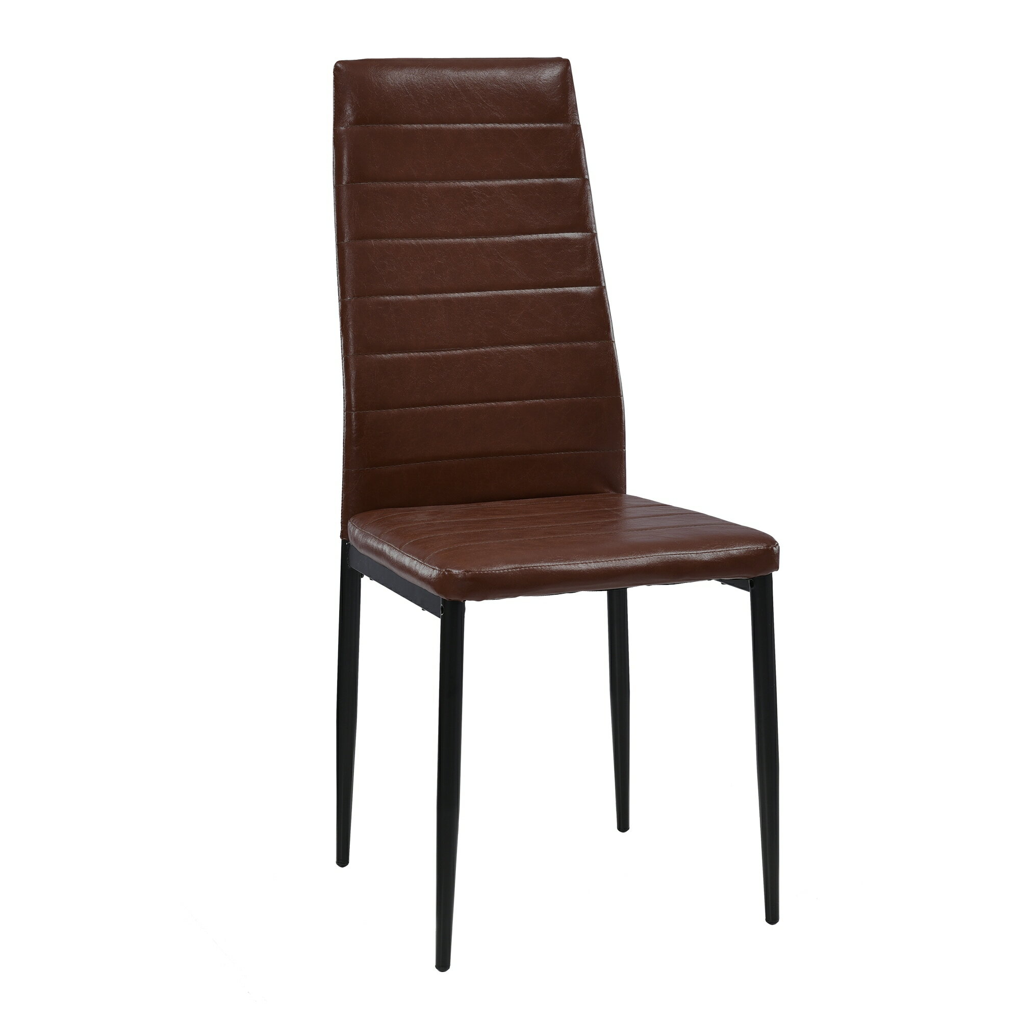 ダイニングチェア 椅子 イス レザー　食卓椅子　レトロ モダン コンパクト リビングチェア