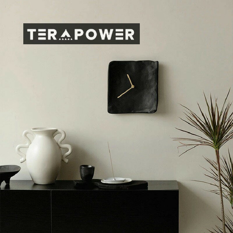 ブラック クレイ ニュアンス ウォッチ 掛け時計