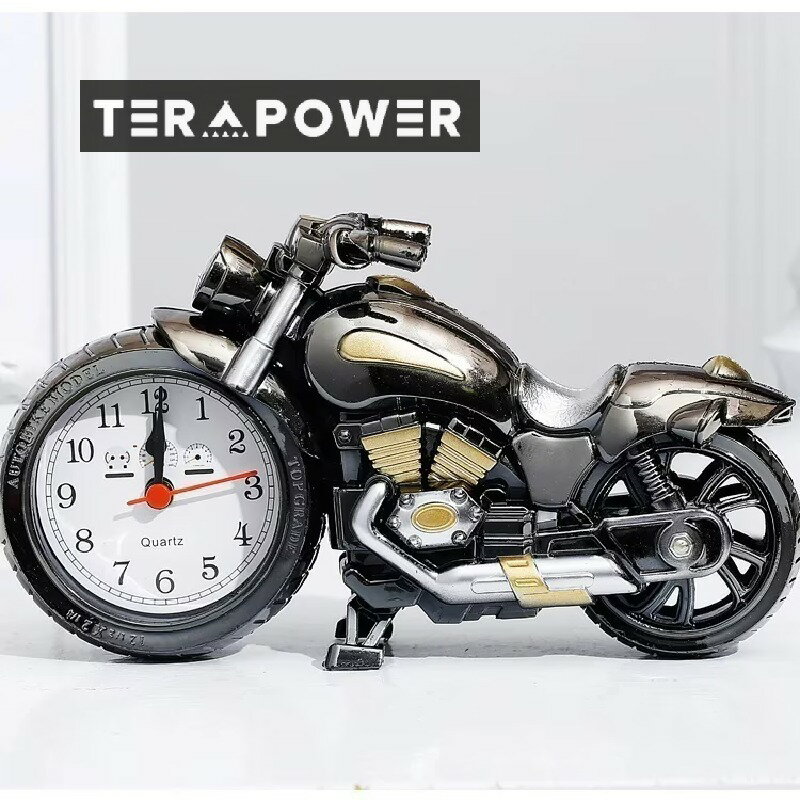 用品の目覚まし時計式のオートバイの目覚まし時計の個性のアイデアの目覚まし時計の学生の枕元の時計居ます