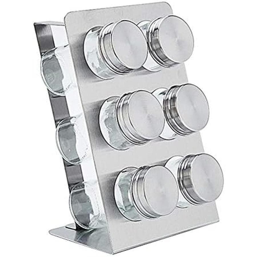 スパイスボトルホルダー スパイスラック 6ジャー調味料スタンド スパイス収納 おしゃれ キレイに 収納 ..