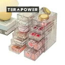 アイシャドウ収納ケースアクリル引き出し式デスクトップ化粧品口紅分格透明防塵化粧台置物棚