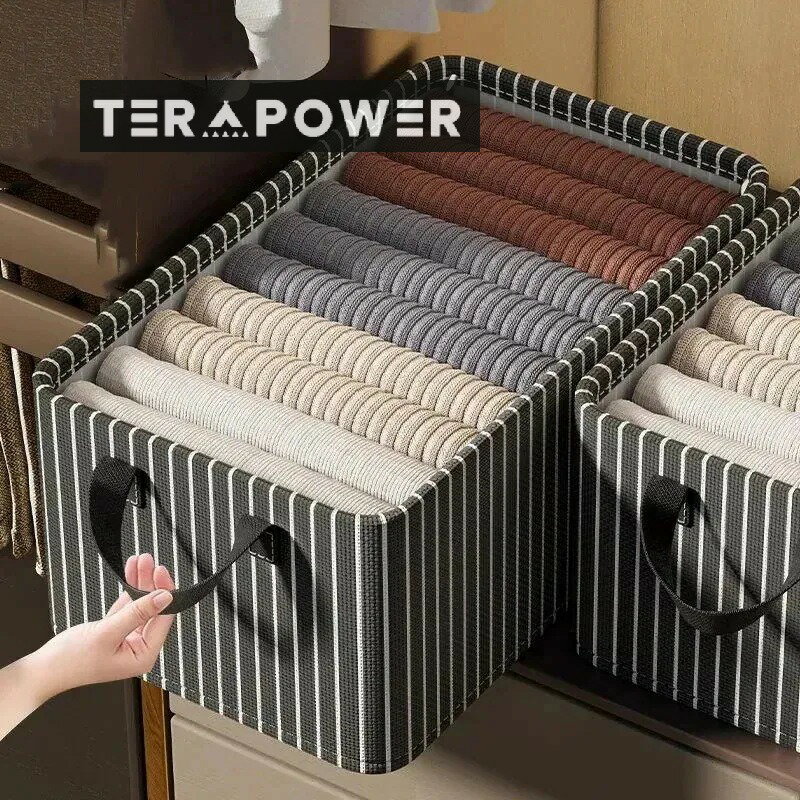 大容量収納ボックス3枚 収納ボックス クローゼット 大容量 衣類ケース 家庭用 折りたたみ可能 ストレー..