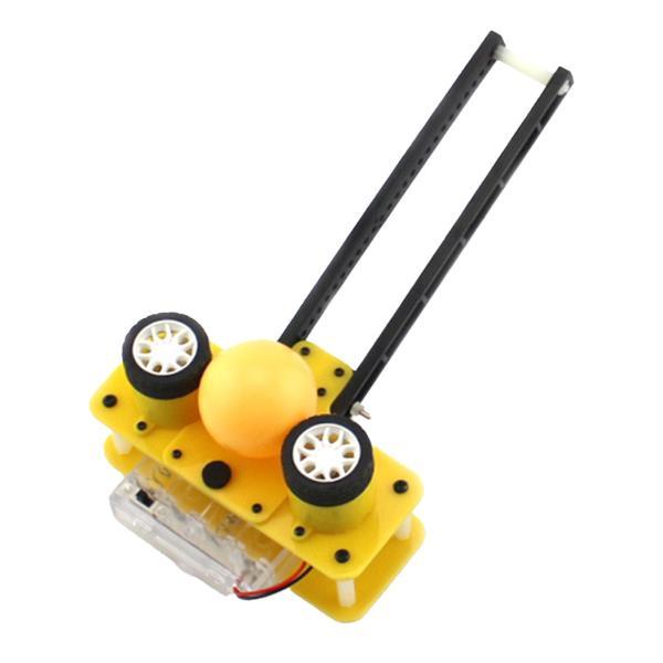 電動ボールピッチングマシンおもちゃ DIY アクセサリー教材教育ボールピッチングマシンおもちゃ教室女..