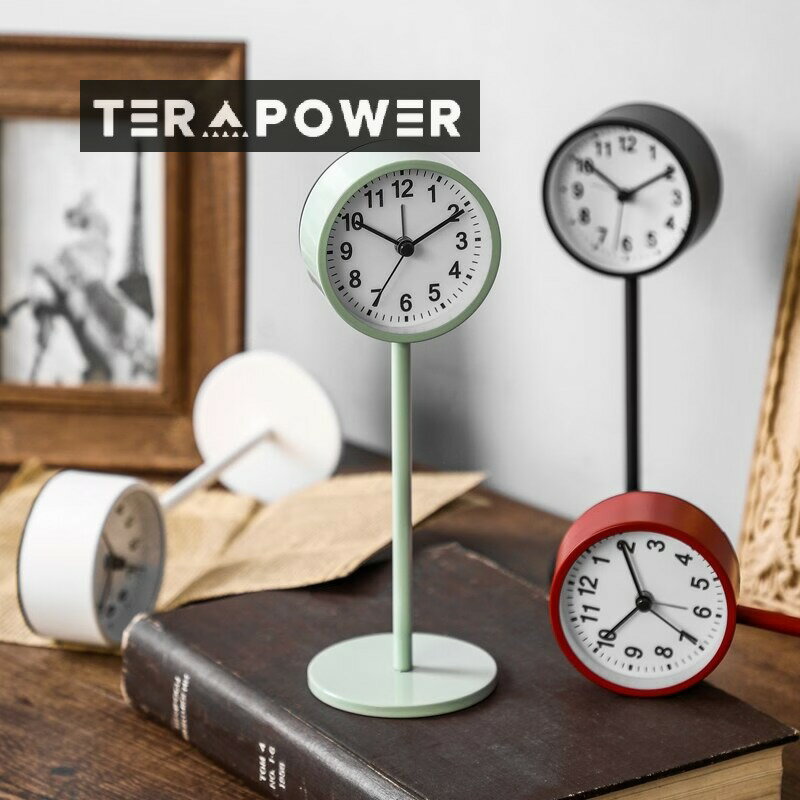 目覚まし時計シンプルな北欧スタイルの学生ミュートベッドサイドクロッククリエイティブパーソナリティテー6859