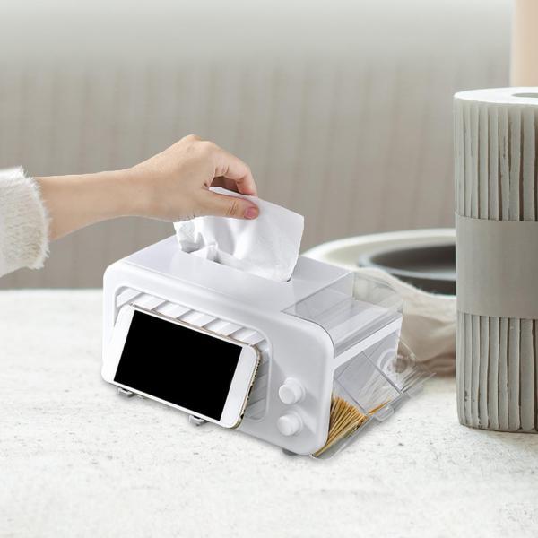 ホテルの家庭のリビングルーム用のティッシュボックスホルダーデスクトップペーパーディスペンサー