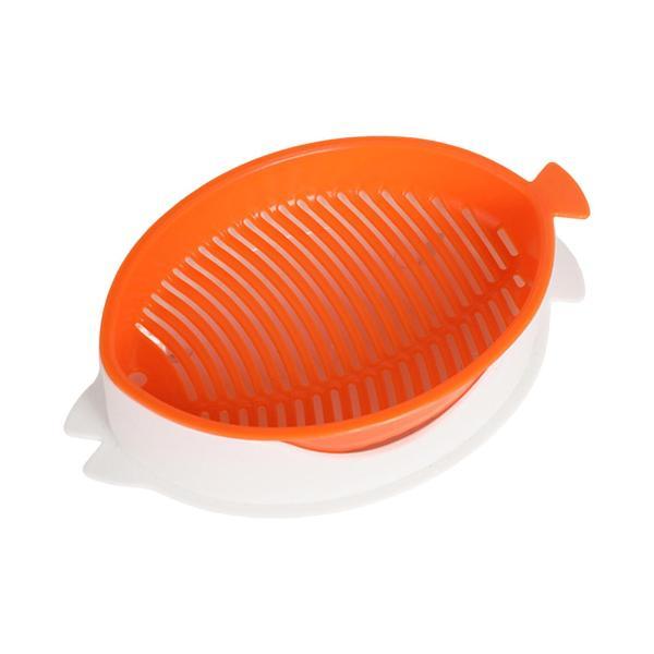 種子スプラウタートレイ 種子開始トレイ 発芽トレイ 猫草成長トレイ オレンジ