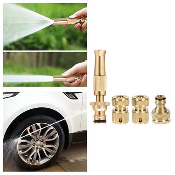 家庭環境の掃除のための4つのガーデンホースクイックコネクトG1 / 2 G3 / 4のパック