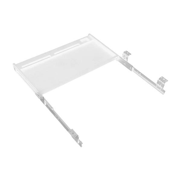 デスク下のキーボード引き出し 耐久性のあるデスク引き出しキーボードトレイ オフィス ホーム グレー ..