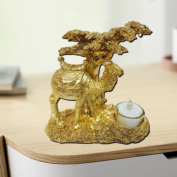 動物の置物キャンドルホルダー 動物キャンドルスティックホルダー 手工芸品 クリエイティブキャンドル..