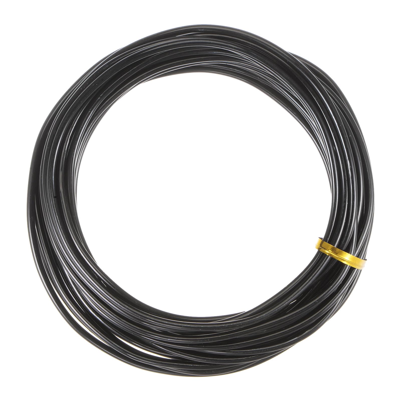 T 盆栽トレーニングワイヤー 陽極酸化アルミニウム線 耐腐食性のガーデンワイヤー 植物 盆栽用 屋内での成形曲げ ブラック 3 mm合計 10 mm10 M