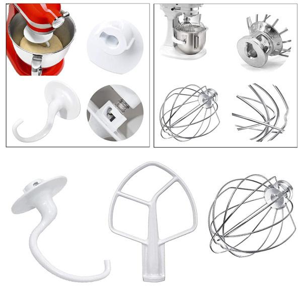 3パックミキサーの交換セットフラットビーターワイヤー鞭K45DH生地フックため3K5 7K5 9KSM5 K5 KDM5 KSM