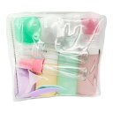 液体シャンプー用キャリーバッグで再利用可能なトラベルボトル液体容器