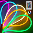 次世代ネオンled ledテープライト イルミネーション BANNAI AC100V 1m 3m 5m 8m 10m 15m 20m 25m 30m 50m ACアダプター 120SMD/M リモコン付き 調光 調色 EL蛍光チューブ管 LEDネオン看板 切断可能 クリスマス 装飾 ネオンサイン明るい 長持ち おしゃれ 間接照明 装飾照明