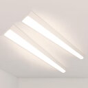 LED蛍光灯 LEDベースライト 逆富士型 器具一体型 天井照明 50W型 昼白色(5000k) LED照明器具 薄型 一体型led 取り付け簡単
