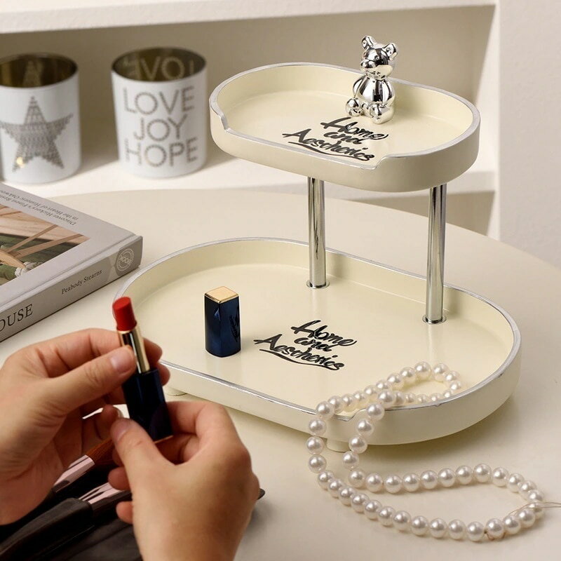 北軽贅沢デスク棚トイレ高容貌値電気小熊メッキ用浴室収納棚