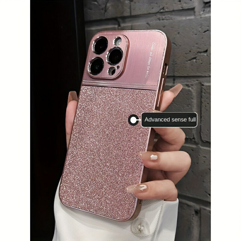 PODICKカメラフィルムIPHONE16PRO/16PROMAX用カメラカバーキラキラ9H強化ガラスアルミ合金アイフォン16プロ/16PROMAX用カメラ保護ピカピカキズ防止耐衝撃高透過率黒縁取り露出オーバー防止