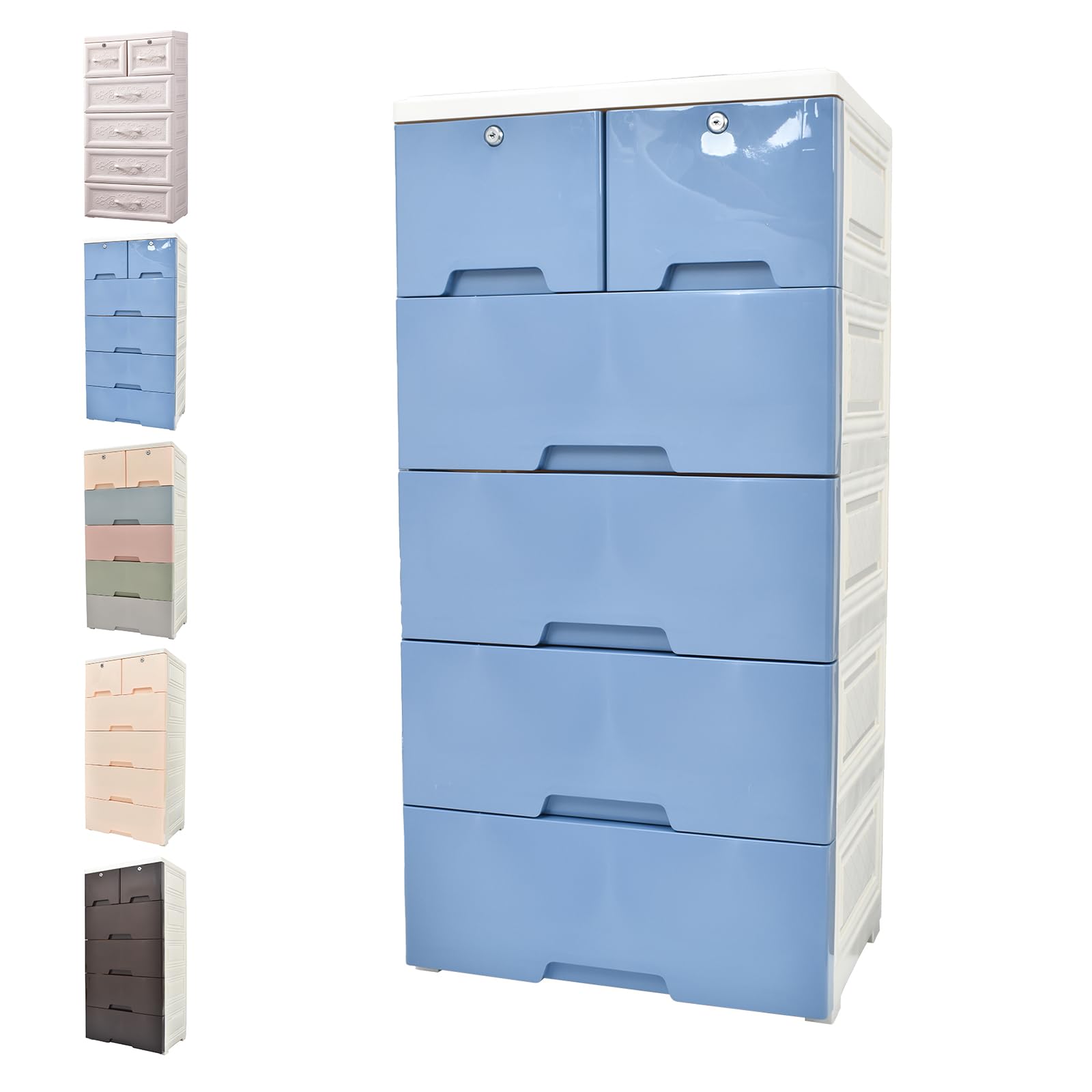 リビング チェスト おしゃれ 4段 5段 収納 ボックス 衣類 衣装 ランドリー ケース タンス プラスチック