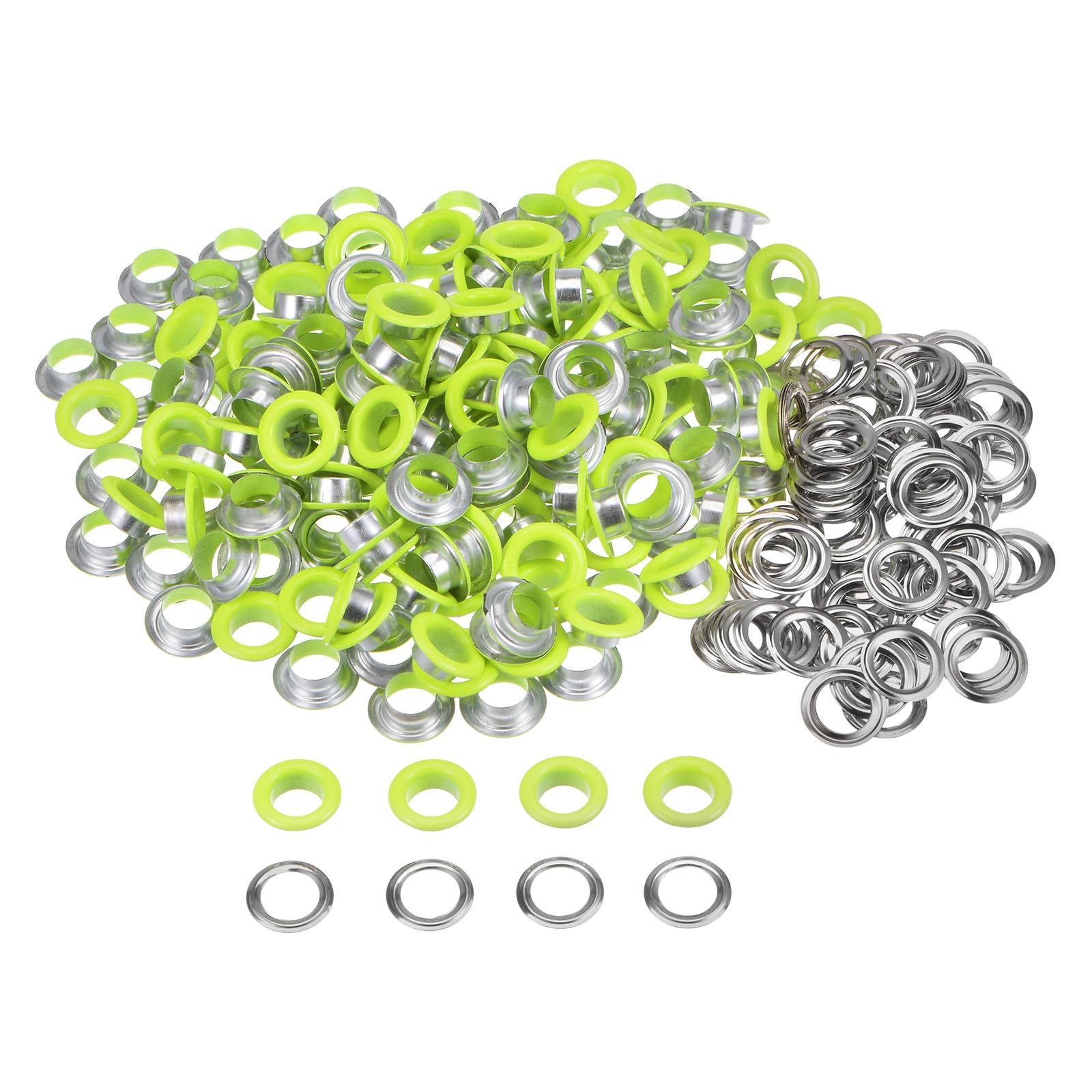 T 300セットのグロメットキット メタルアイレット 8mm 3/10