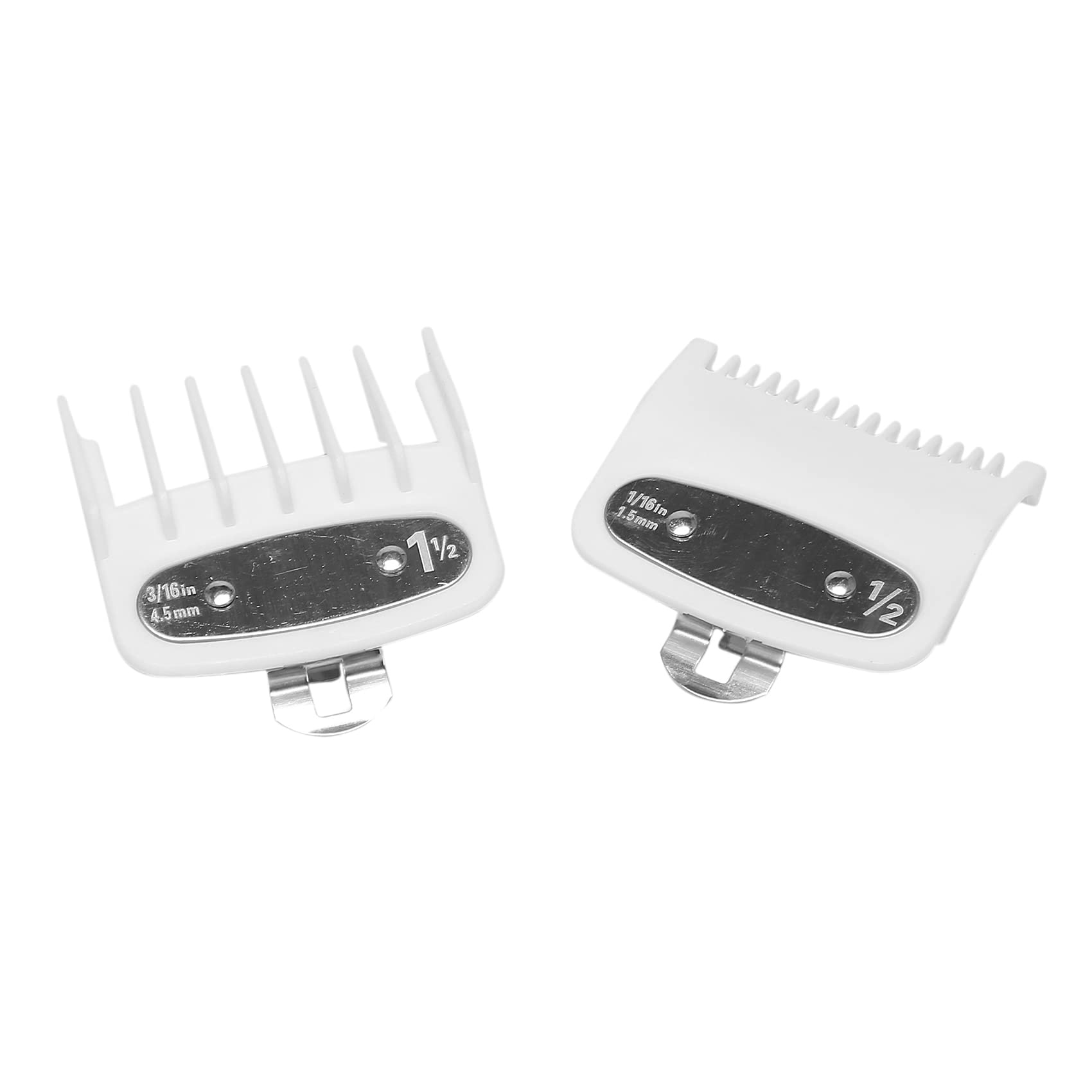 2個/セット バリカンコームガイドキット ヘアトリマーガードアタッチメント1.5MM / 4.5MM、バリカン用