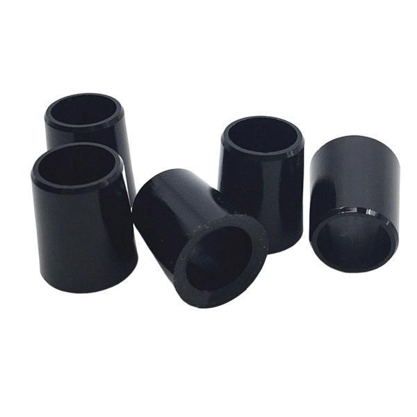 5本テーパーチップゴルフクラブアイアンフェルールブラックゴルフウッドフェルール8.9x13x12.7