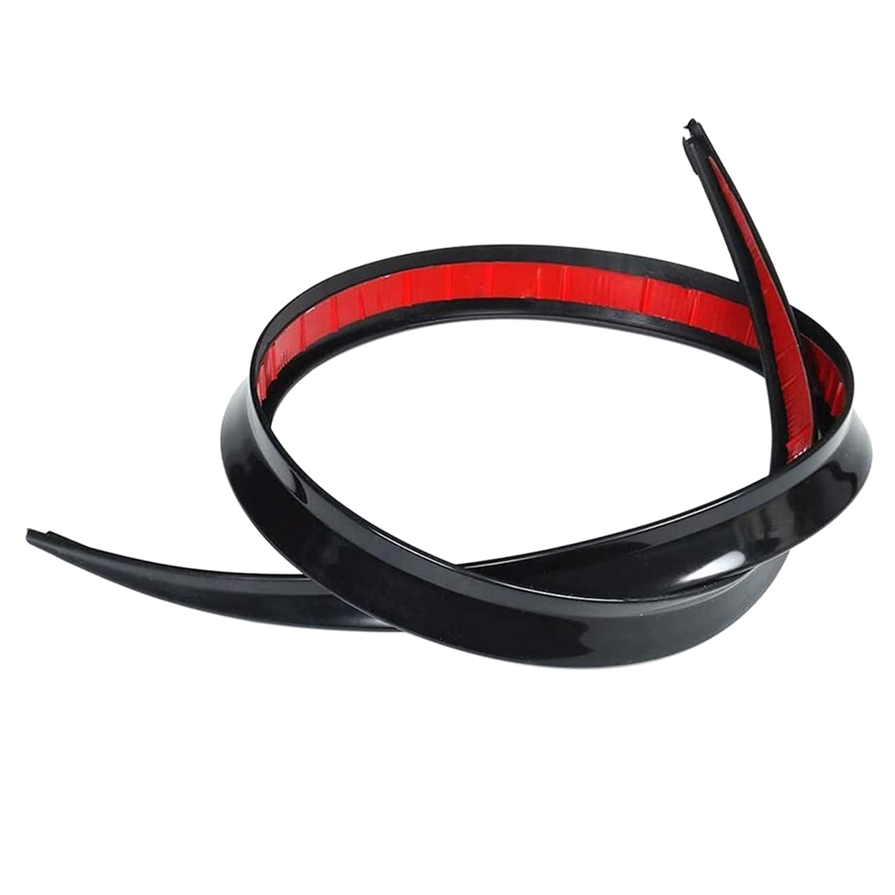 1.2Mユニバーサルルーフスポイラー 光沢ブラック テールウィングスポイラーリアトランクスポイラー、 用(3)