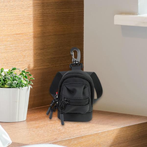 楽天Terapowerファッション バックパック 耐久性に優れた財布 ロング ストラップ付き アウトドア クライミング ハンティング ブラック