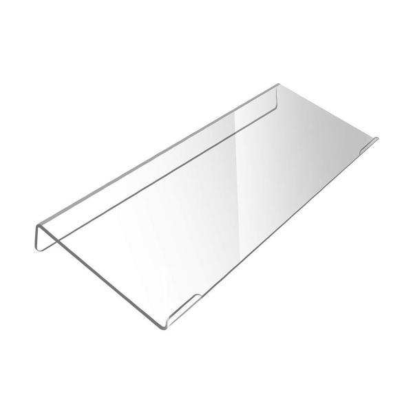 コンピューターキーボードホルダー 傾斜キーボードホルダー ユニバーサル防水透明アクリルキーボードト..