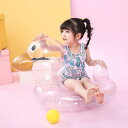 スイミングフロートリングフローティングインフレータブル耐久性のある透明な夏のビーチの浮き輪