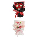 カーネーションソープブーケフラワーデコレーションギフトマザーバレンタインデーレッドA+母バレンタインデーピンクBのカーネーションソープブーケ