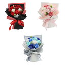 母のバレンタインデーのための33xカーネーションソープブーケフラワーデコレーションギフト