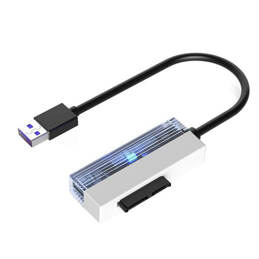 ノートパソコン用 SATA - USB 2.0 アダプタ ケーブル CD-ROM DVD-ROM ODD アダプタ コンバータ ノートパソコン用 SATA - USB 2.0 アダプタ ケーブル CD-ROM DVD-ROM ODD アダプタ コンバータ