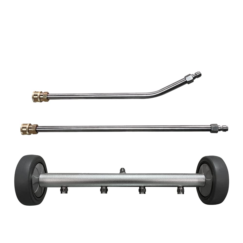 高圧洗浄機 洗車機シャーシ洗浄機水ほうき 45度アングルバー付き 車台クリーナー水ほうき