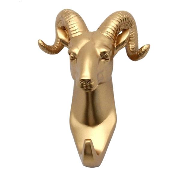 樹脂 動物の頭 フック ハンガー ラック 壁 装飾 ホーム インテリア 多種選べる