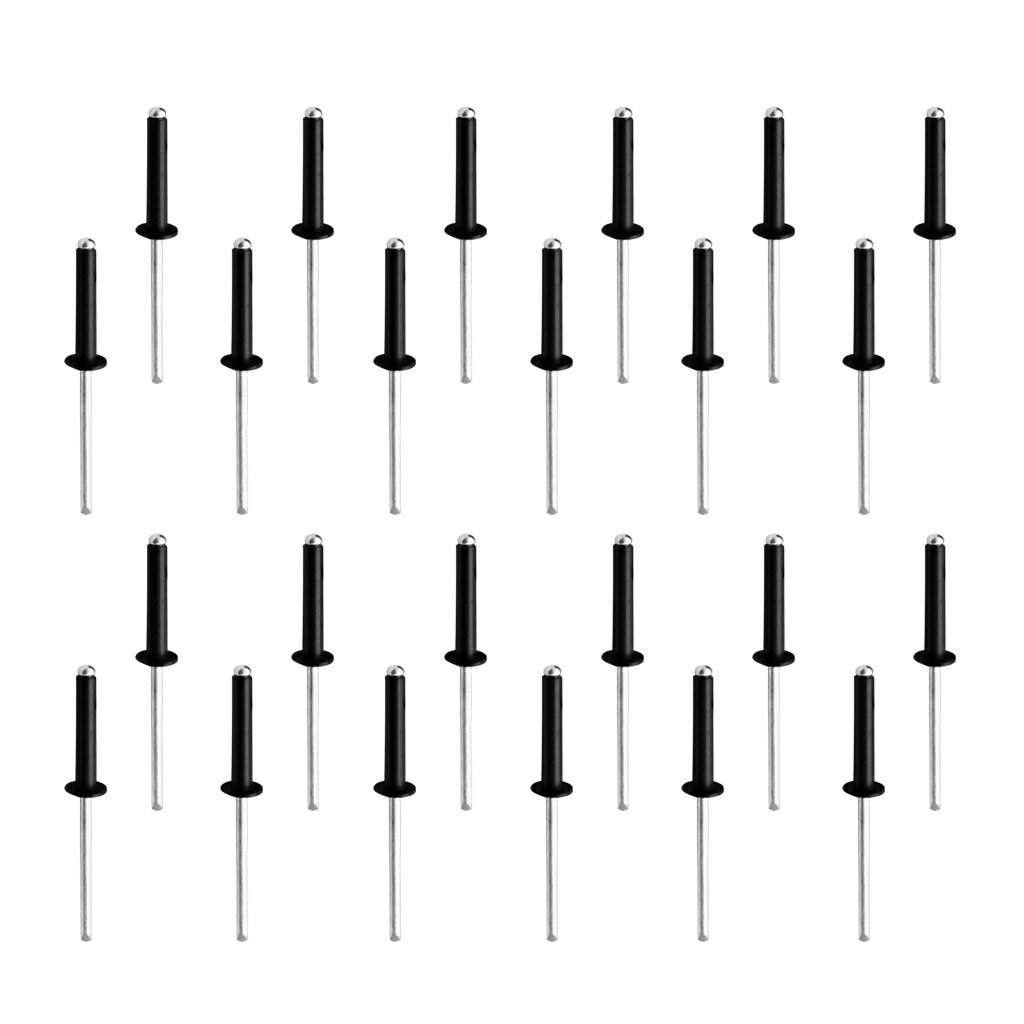 24 Pieces M5 Aluminum Small Head Bla Open End Blind Kayak Rivet M5x25