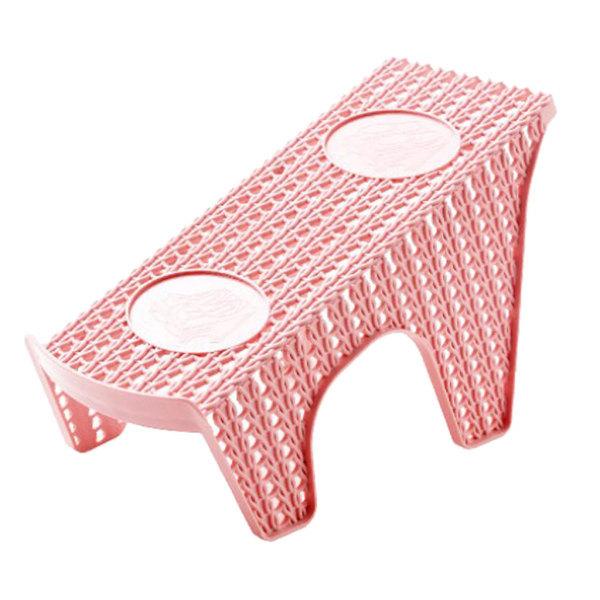 統合シューズラックオーガナイザースペースセーバーシューズホルダーシングルピンク