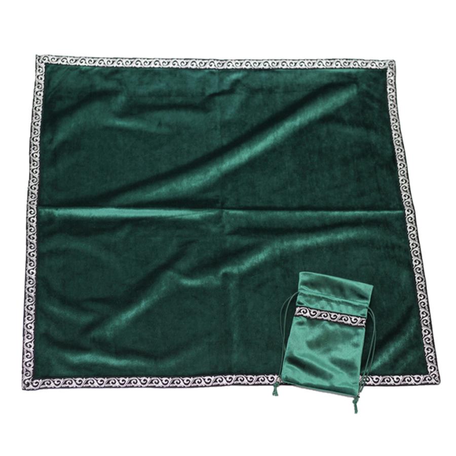 グリーン 祭壇タロットカードポーチ 祭壇タロットテーブルクロス