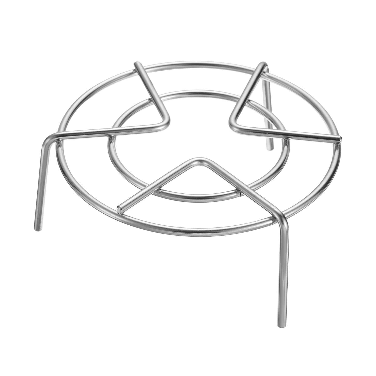 T スチームラ ック 5.5"直径 ステンレス製トリベット スチーム スチーマーラ ック バスケット ポット ..