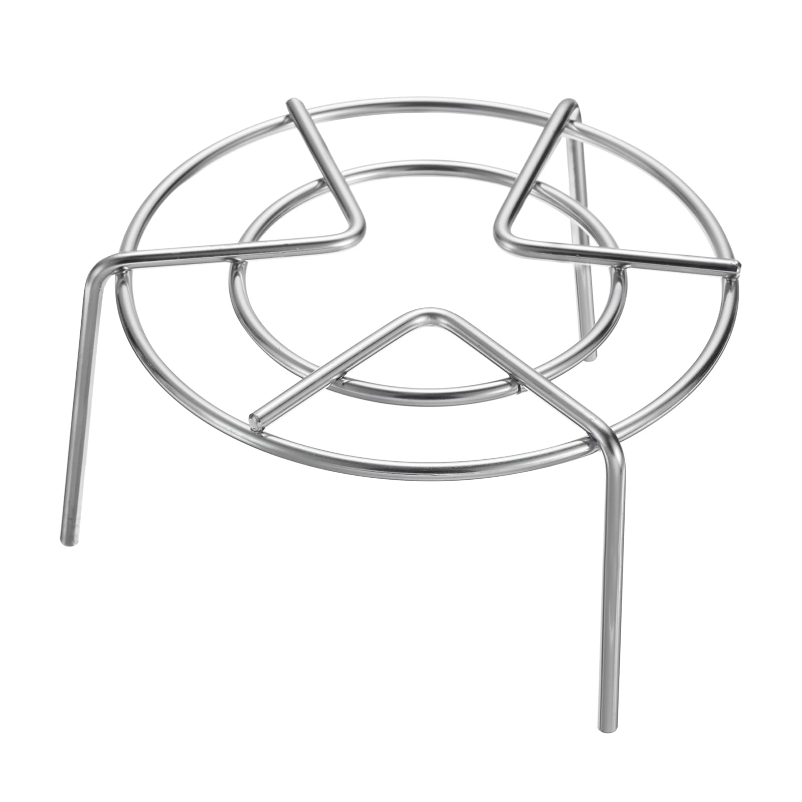 T スチームラ ック 5.5"直径 ステンレス製トリベット スチーム スチーマーラ ック バスケット ポット ..