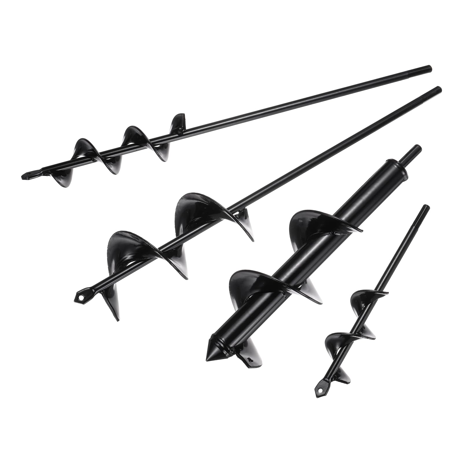 T 45x4cm+22x4cm+45x8cm+25x8cmアースドリル 4本セット 六角ドリル オーガードリル 穴あけドリル 穴掘り 穴掘り機 ドリルビット 農業 園芸用