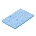 T 25個はんだ付けスポンジ 5 x 3.5cm 長方形 ブルー 厚手のクリーニングパッド はんだ付けのためのアイロン交換用クリーニングスポンジ(3)