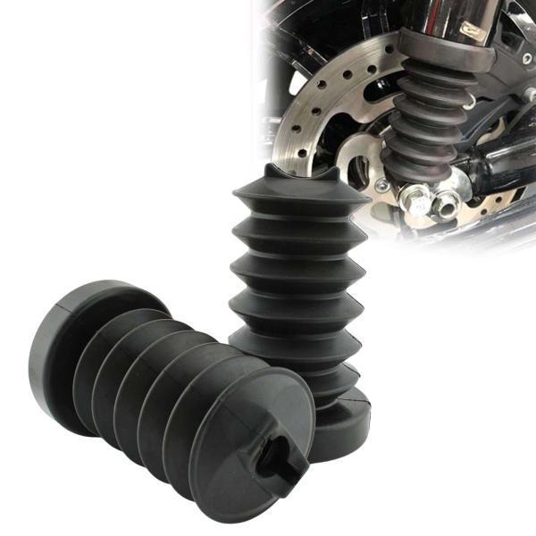 ハーレーツーリングブラック用2ピース/個モーターサイクルリアショックアブソーバーフォークカバー