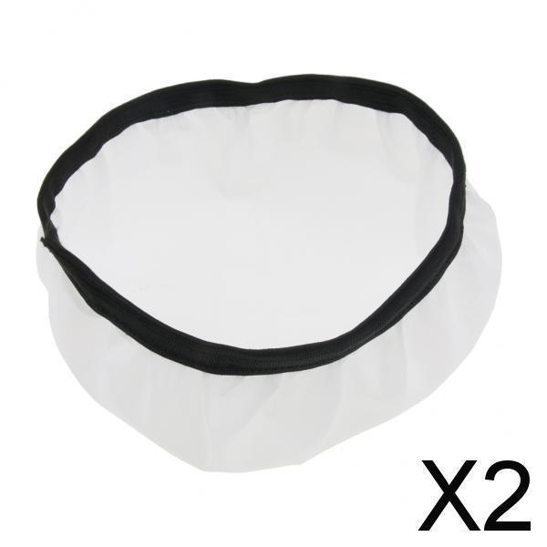 7 "/ 18cmスタジオ標準ストロボリフレクター用2xSoftホワイトディフューザークロスカバー