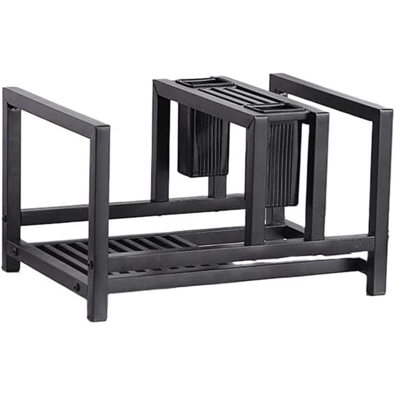 物置棚 キッチンラック ステンレス材質 キッチンブレードラック 多層多機能収納 油塩みそ酢調味棚 刃物..