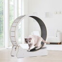 フィットネス用木製ランニングトレーニングおもちゃトレッドミルミュートキャットエクササイズホイール100x36.5x107cm