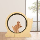 猫 ランニング ホイール 屋内 エクササイズ トレッドミル ドライバー付き 手袋 木製 .5x37.5x97cm