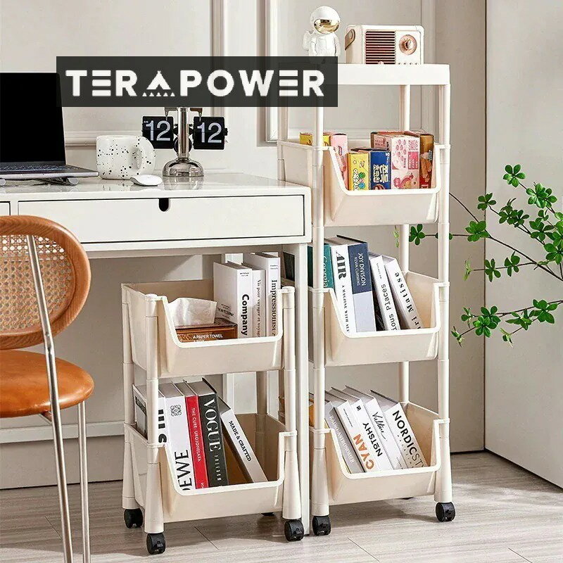 キッチンワゴン 多肉棚 バスケットトローリー ツールワゴン キャスター付き 4段