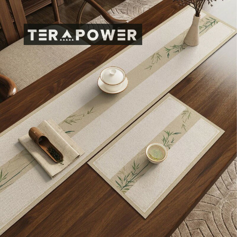 新しい中国のコーヒーテーブルのテーブルクロス耐油性と耐汚染性中国風のテーブルフラグ禅ティーマット吸水性ティーテーブルティーマット防水マット