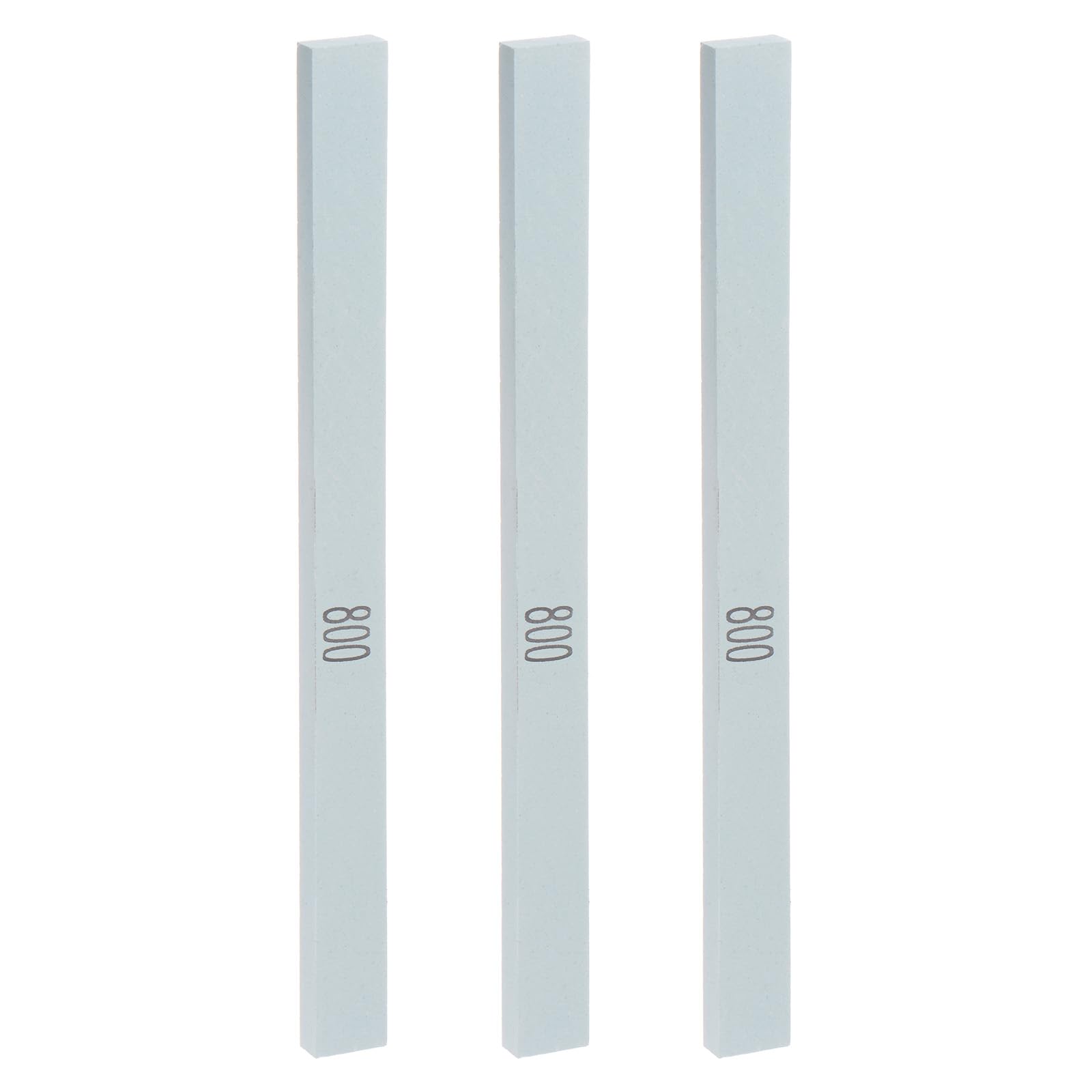 T 3個セット 砥石 800番目の目 5.9" x 0.47" x 0.24" 長方形 緑シリコンカーバイド ナイフ研ぎ石