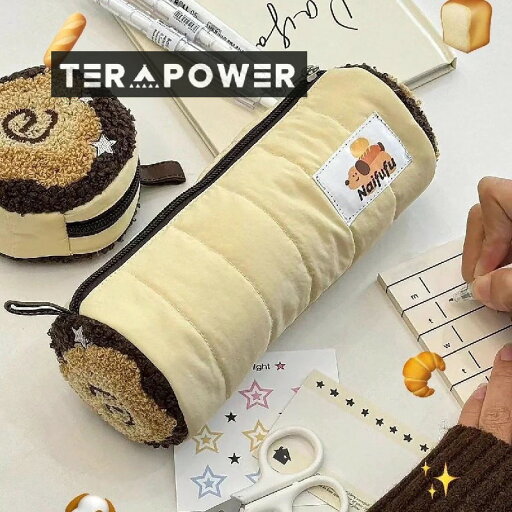 筆箱/ペンケース パピーペンシルバッグタオル刺繍かわいい大容量文房具オーガナイザー 筆箱/ペンケース パピーペンシルバッグタオル刺繍かわいい大容量文房具オーガナイザー